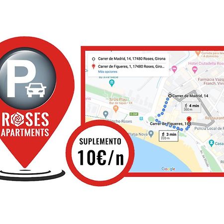 Roses Apartments Ocean 2 Habitaciones Vista Mar Lateral 외부 사진